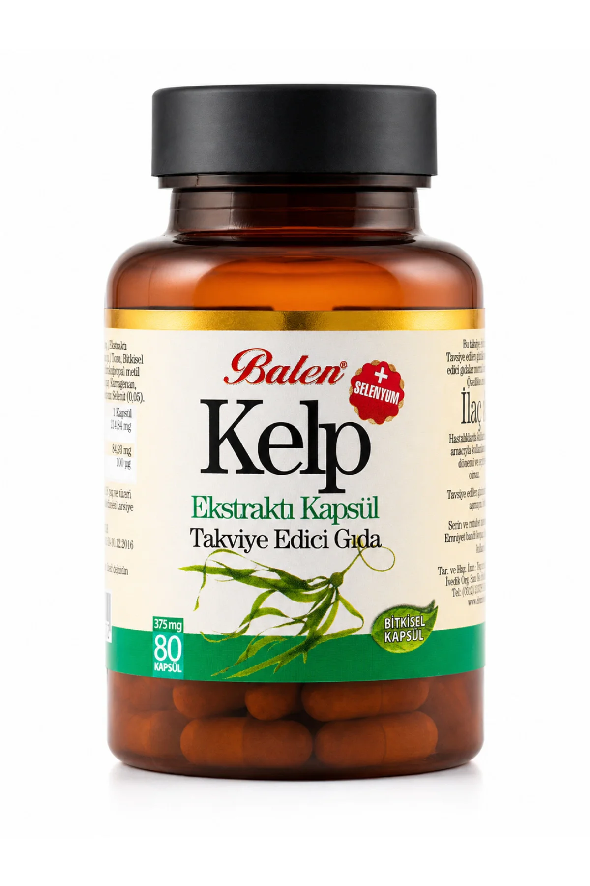 KELP EKSTRAKTI+ SELENYUM KAPSÜL 375 MG*60