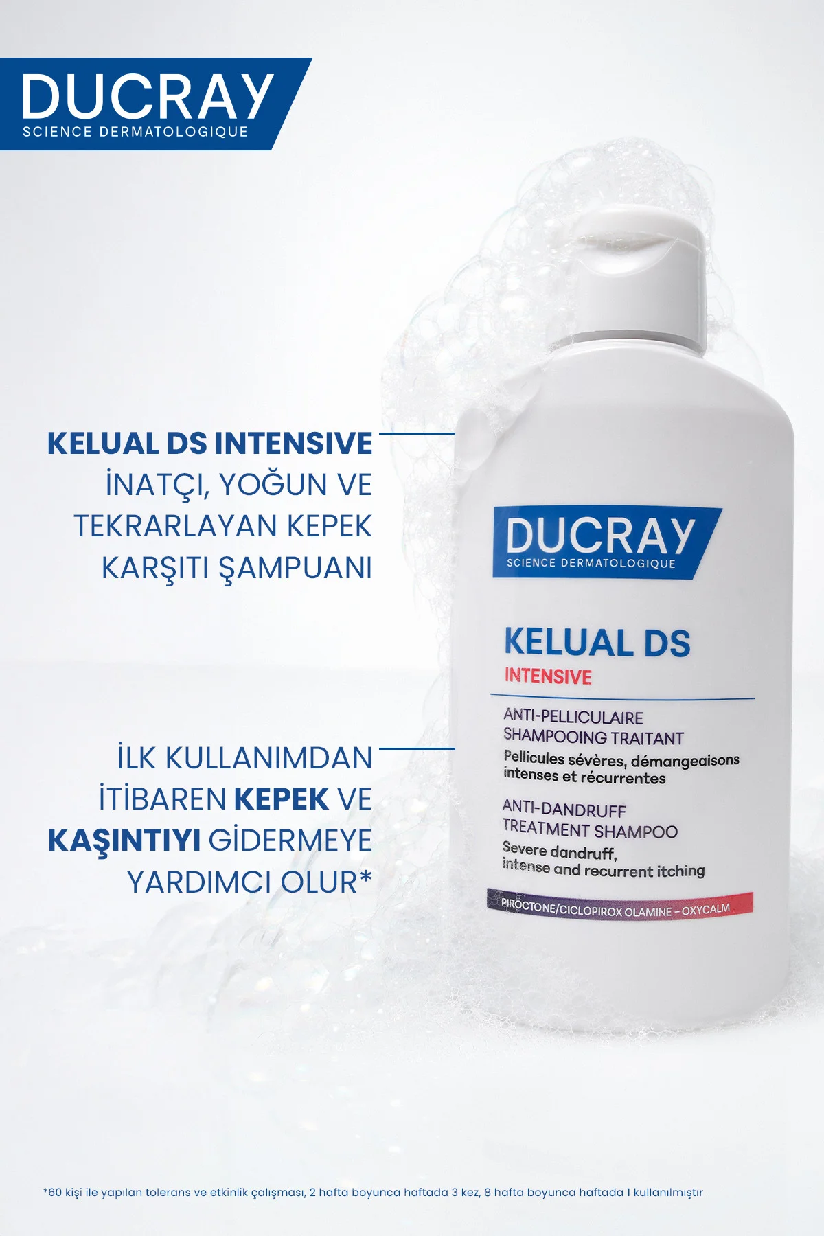 Kelual DS Intensive İnatçı, Yoğun ve Tekrarlayan Kepek Karşıtı Şampuan 100 ml - Görsel 5