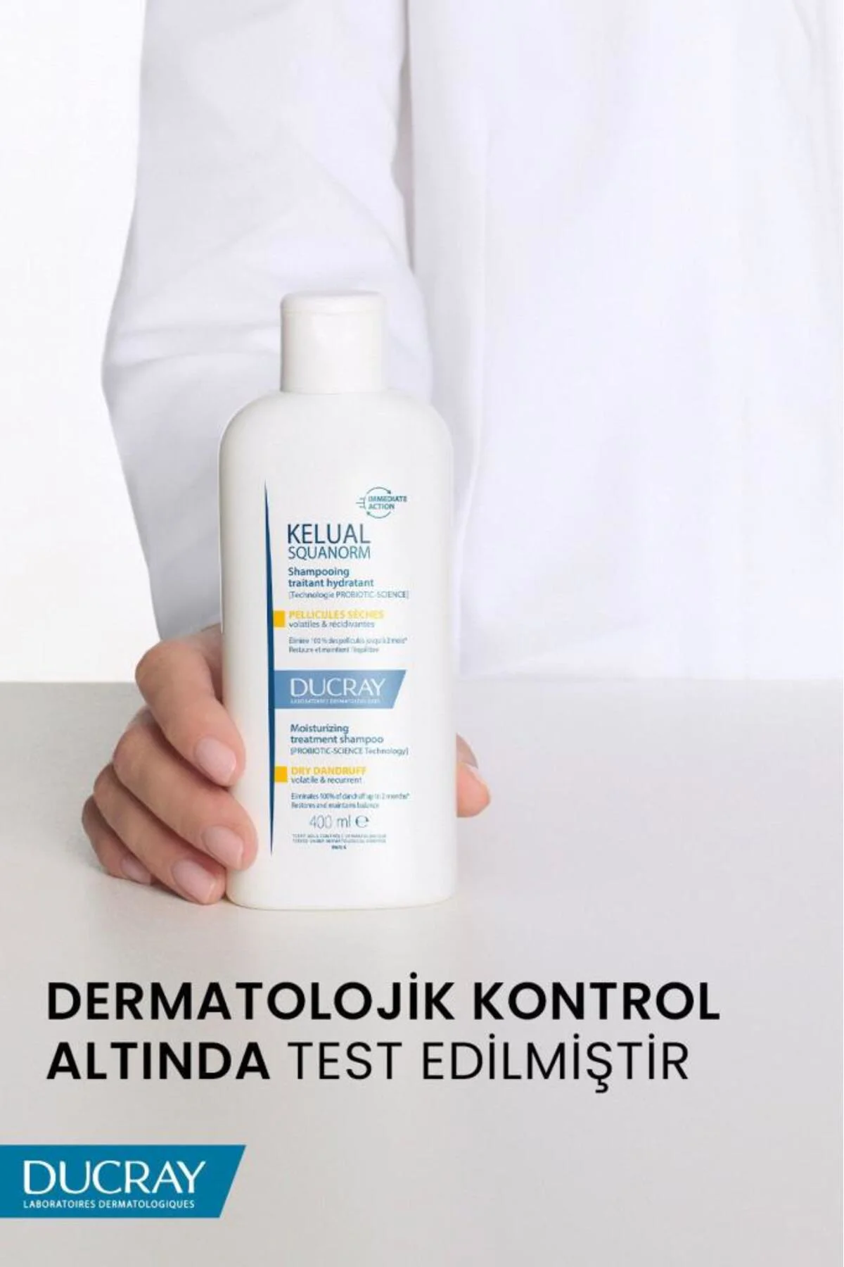 Kelual Squanorm Kuru Saçlar için Kepek Karşıtı Şampuan 400 ml