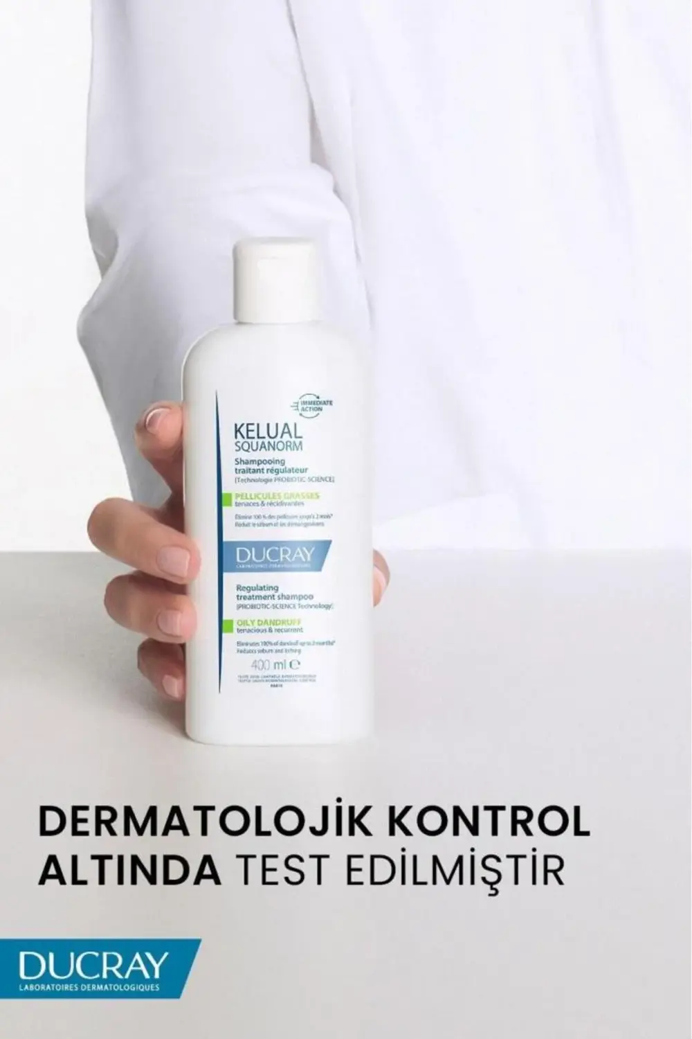 Kelual Squanorm Yağlı Saçlar için Kepek Şampuanı 400 ml