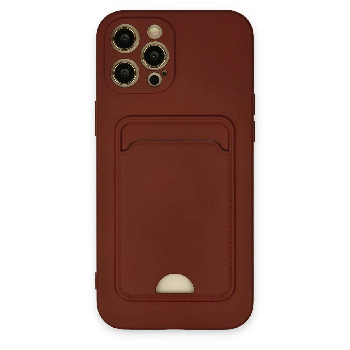 Kelvin Kartvizitli Silikon Kılıf iPhone 12 Pro Max ile Uyumlu - Bordo Kelvin Kartvizitli Silikon Kılıf iPhone 12 Pro Max ile Uyumlu - Bordo