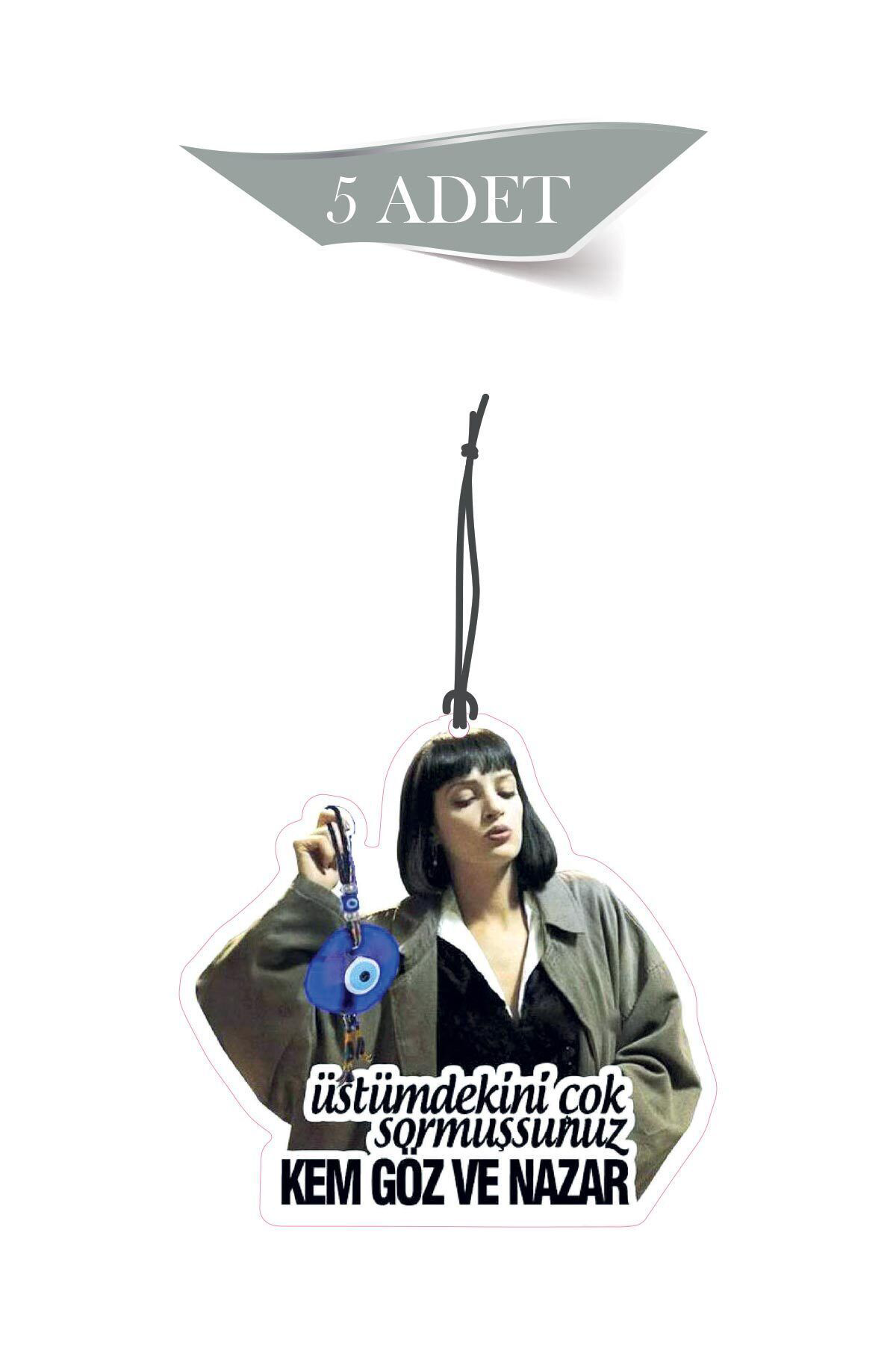 Bymeyla Kem Göz Nazar 5'Li Dekoratif Oto Kokusu Ve Oto Aksesuarı