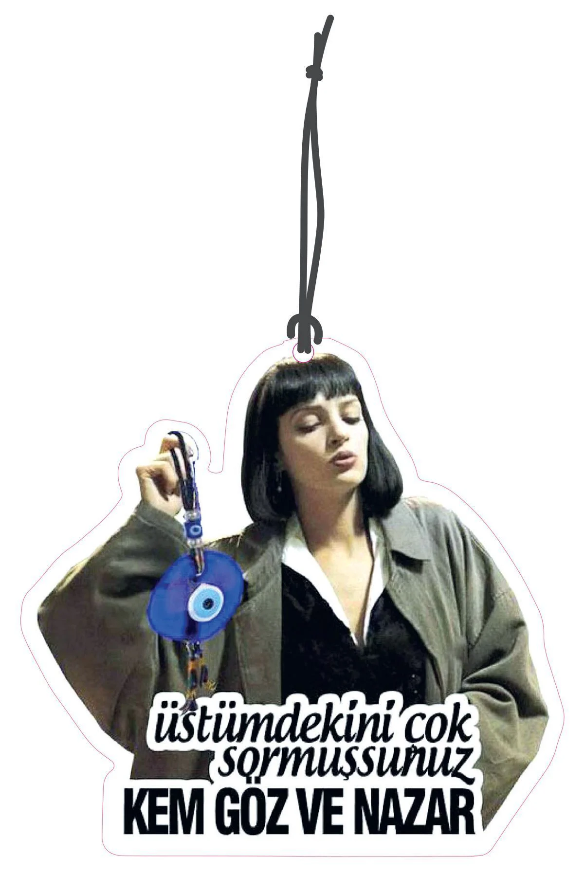 Kem Göz Nazar Tasarımlı Dekoratif Oto Kokusu ve Oto Aksesuarı