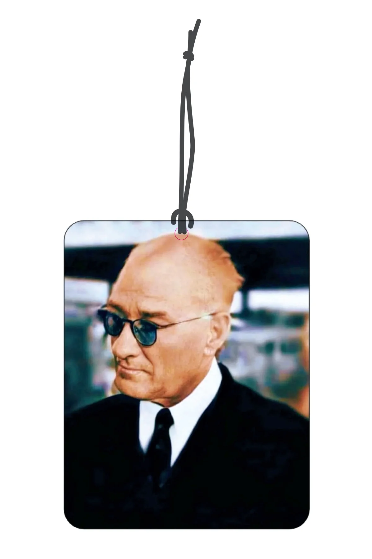 Kemal Atatürk Karizması Tasarımlı Dekoratif Oto Kokusu ve Oto Aks