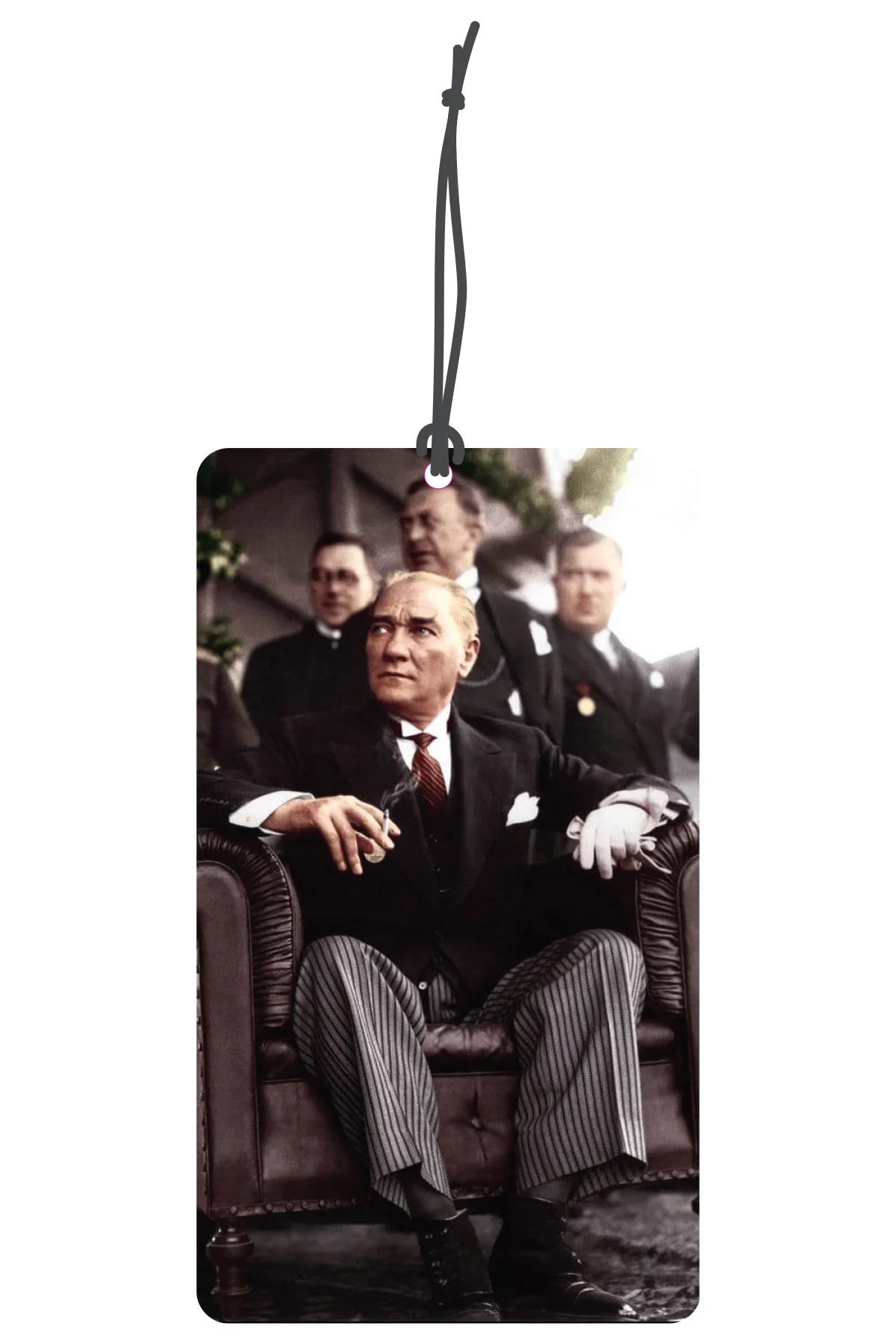 Kemal Atatürk Koltukta Tasarımlı Dekoratif Oto Kokusu ve Oto Akse