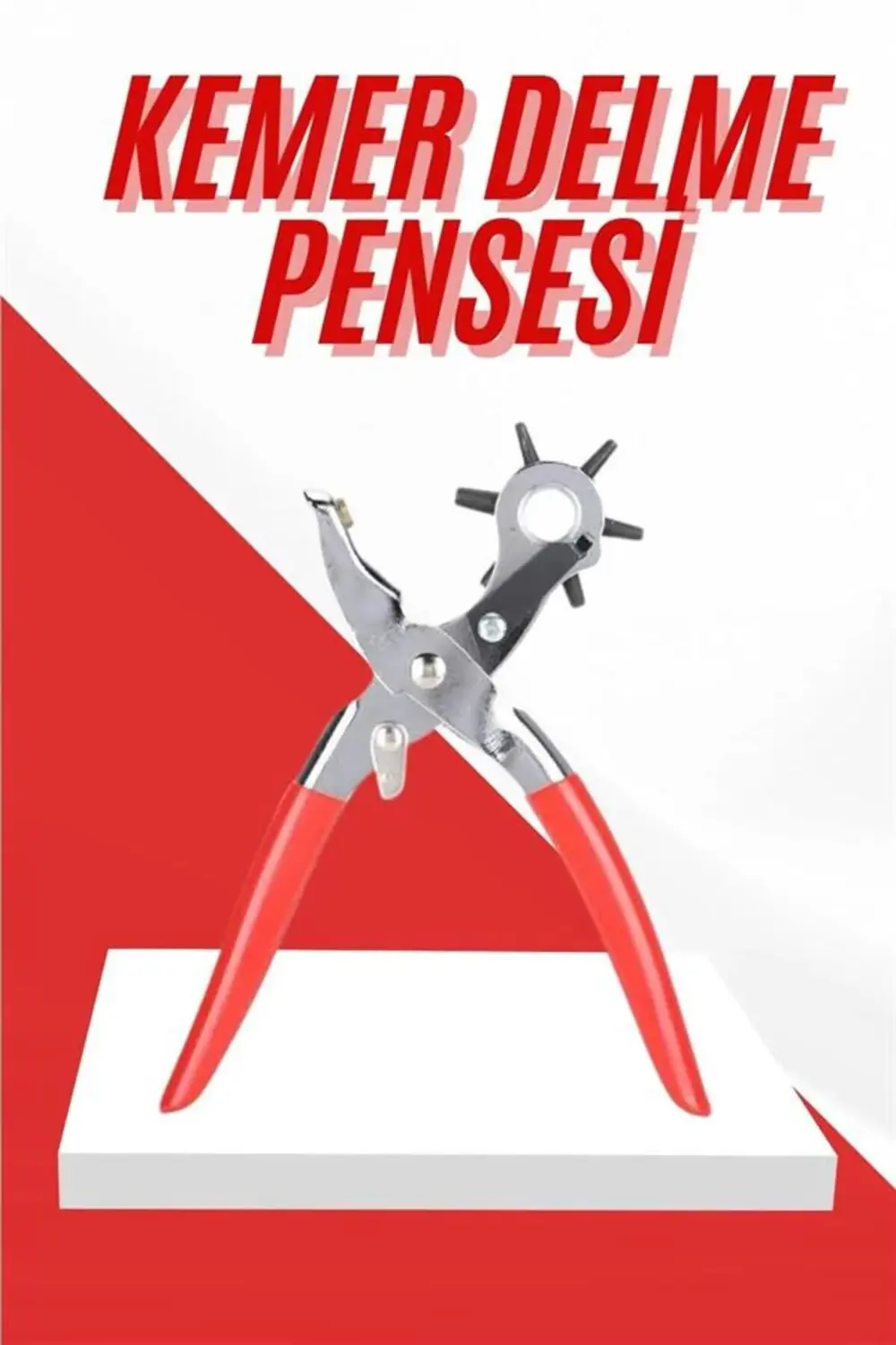 Kemer Delme Pensesi 6 Farklı Boyutta Kemer Delici Ev Deri Kemer