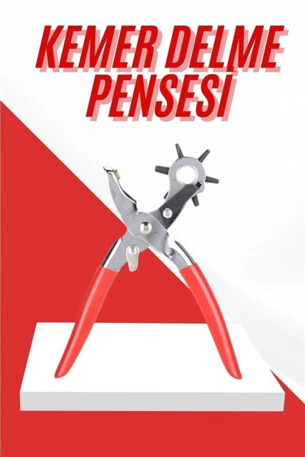 Kemer Delme Pensesi 6 Farklı Boyutta Kemer Delici Ev Deri Kemer Kemer Delme Pensesi 6 Farklı Boyutta Kemer Delici Ev Deri Kemer - Görsel 2