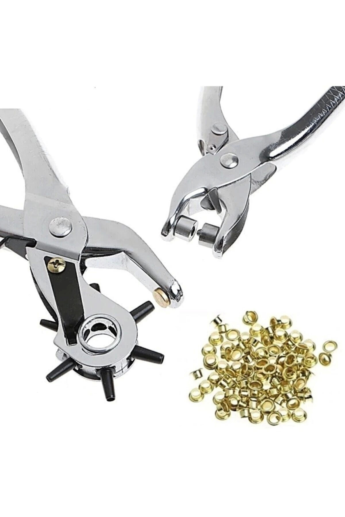 	 Yuba Avm Kemer Delme Ve Perçin Pensesi İkli Set Deri Plastik Delici