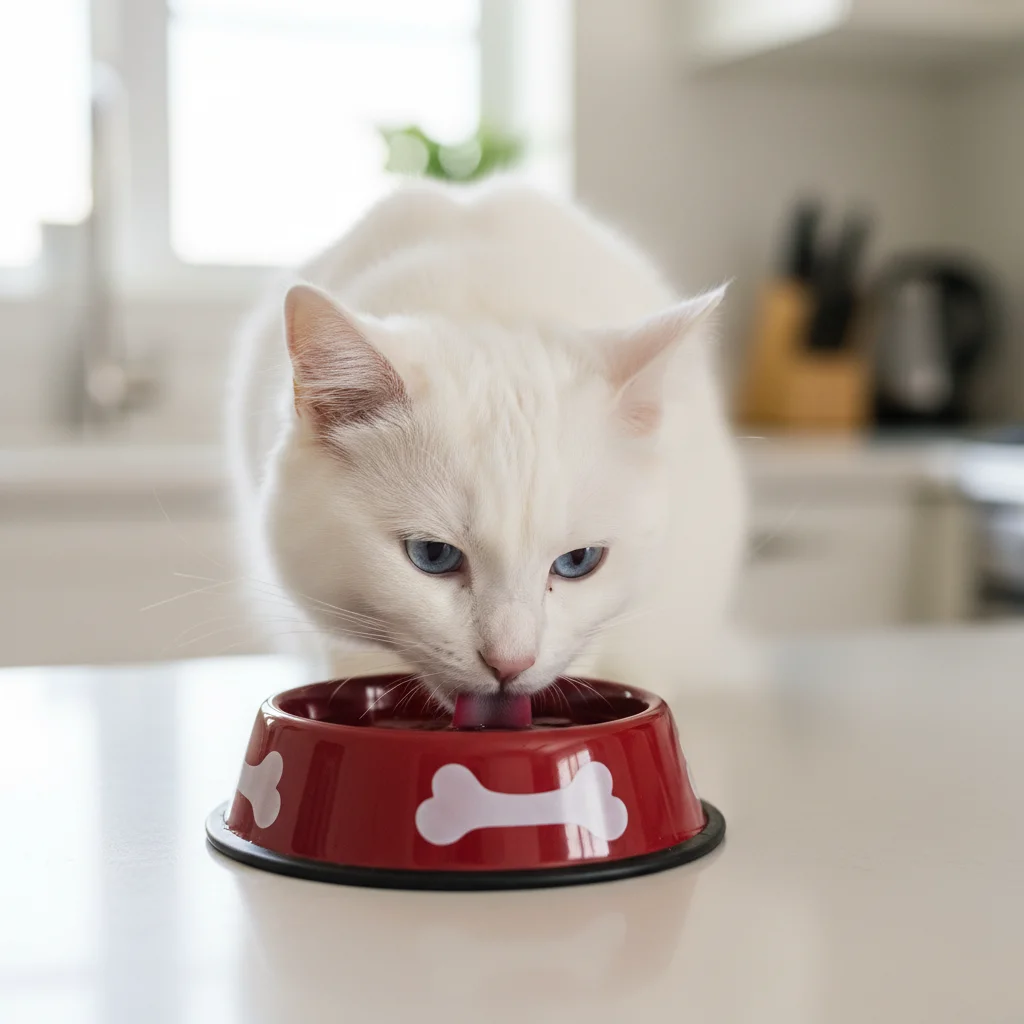 Kemik Desenli Metal Kedi Köpek Mama Kabı Paslanmaz Çelik 16 cm Su