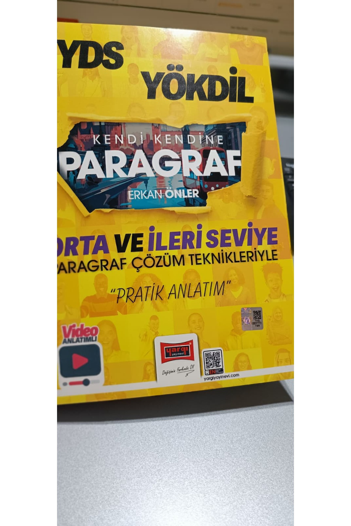 KENDİ KENDİNE PARAGRAF YDS-YÖKDİL-YDT (VİDEO ANLATIMLI SON BASKI)