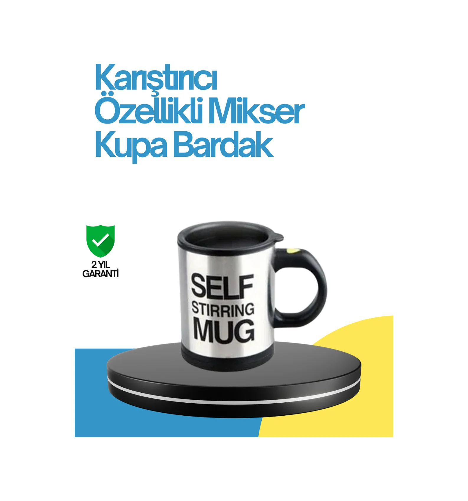 Kendi Kendini Karıştıran Termos Kupa Pratik, Güçlü Motorlu Ve Termos Özellikli - Lisinya Diğer