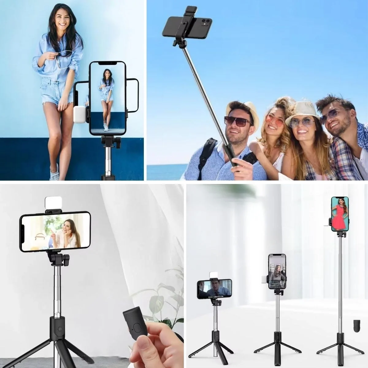 Kendiliğinden Led Işıklı Kumandalı Uzayabilen Selfie Çubuğu,masa Üstü Tripod Bx40 Fiyatı, Yorumları ve Özellikleri