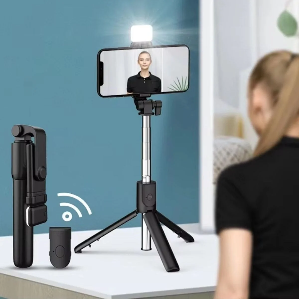 Kendiliğinden Led Işıklı Kumandalı Uzayabilen Selfie Çubuğu,masa Üstü Tripod Bx40 Fiyatı, Yorumları ve Özellikleri