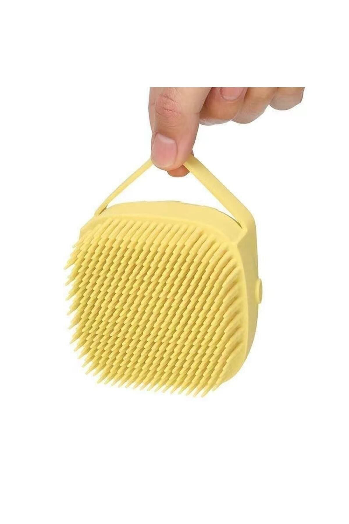 Kendiliğinden Şampuan Hazneli Kedi Köpek Yıkama Fırçası