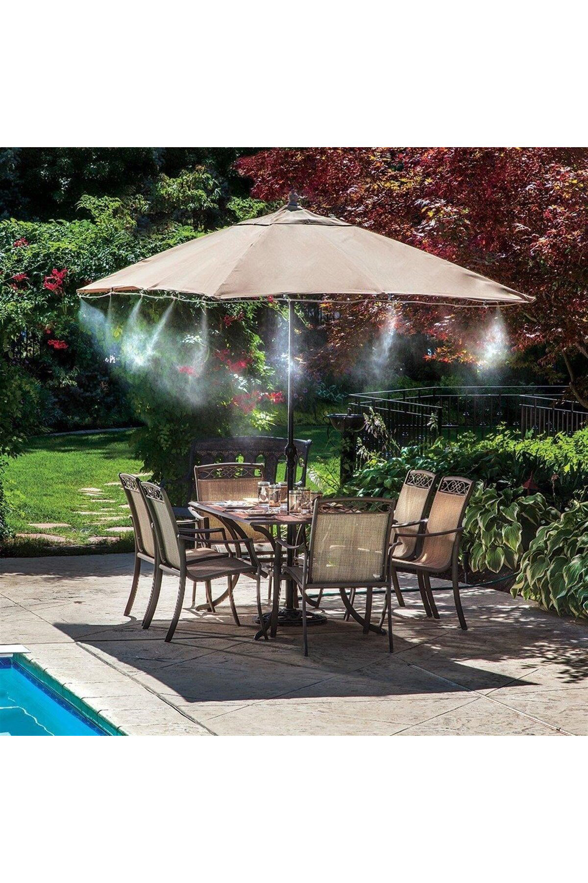 Angoravi Kendin Yap Balkon Veranda Çardak Kamelya Sulama - Serinletme Ve N