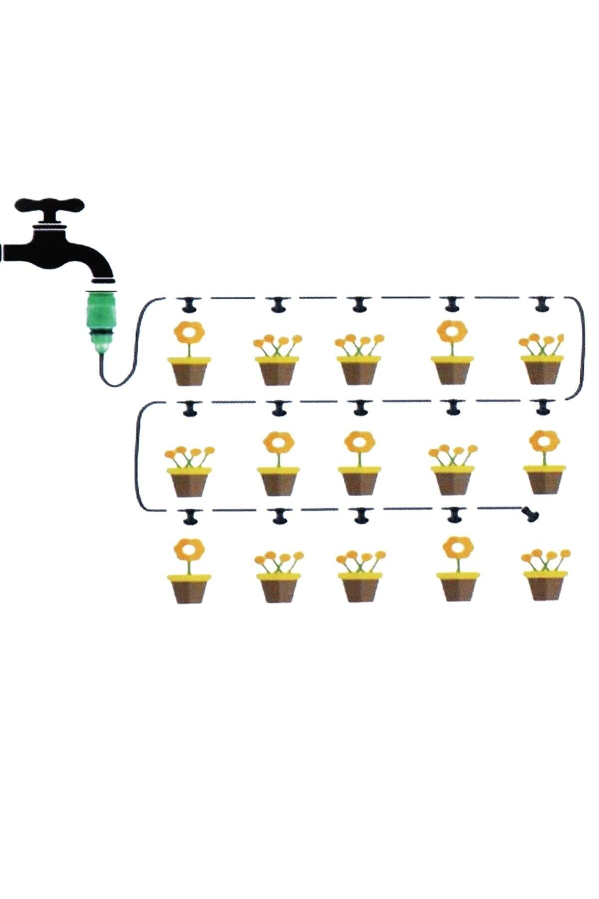 Angoravi Kendin Yap Balkon Veranda Çardak Kamelya Sulama - Serinletme Ve N