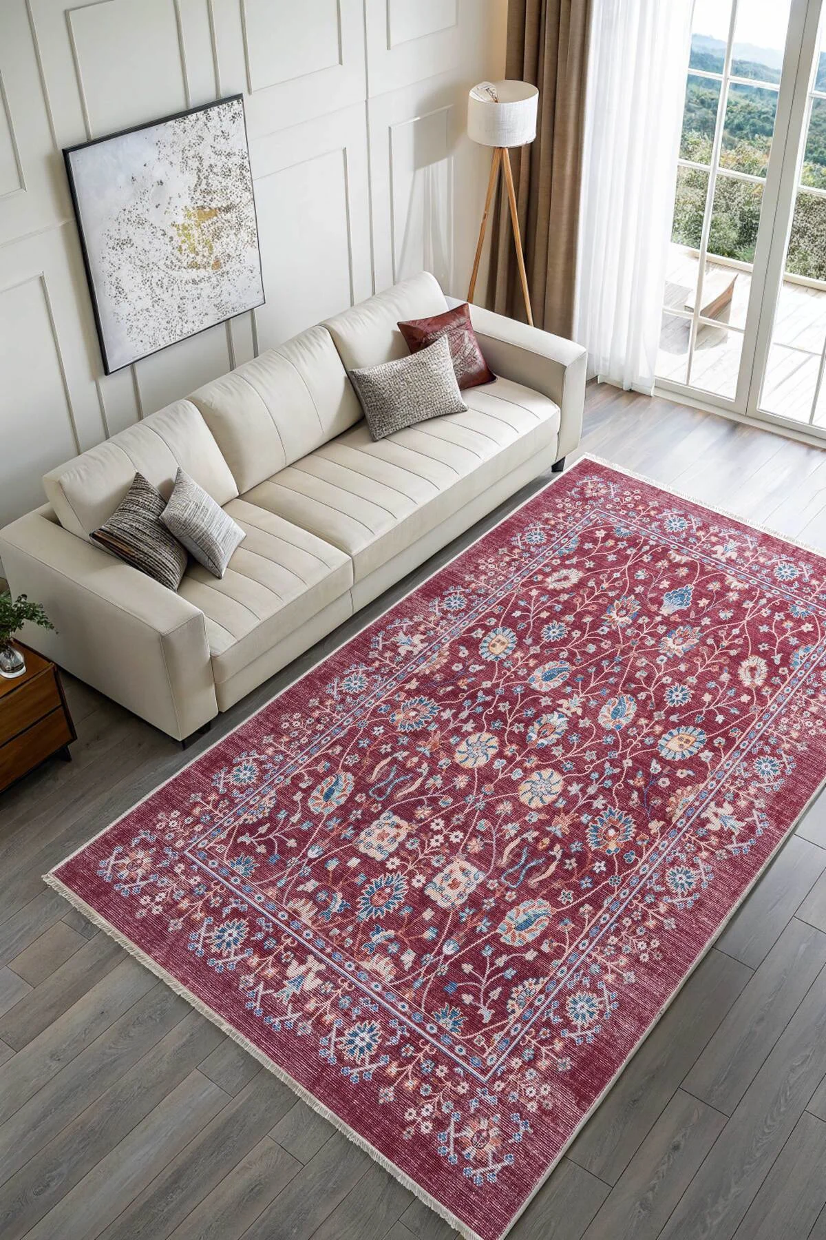 Kendinden saçaklı eskitme kiremit şönil halı kilim yolluk yıkanabilir kaymaz taban salon mutfak Kendinden saçaklı eskitme kiremit şönil halı kilim yolluk yıkanabilir kaymaz taban salon mutfak