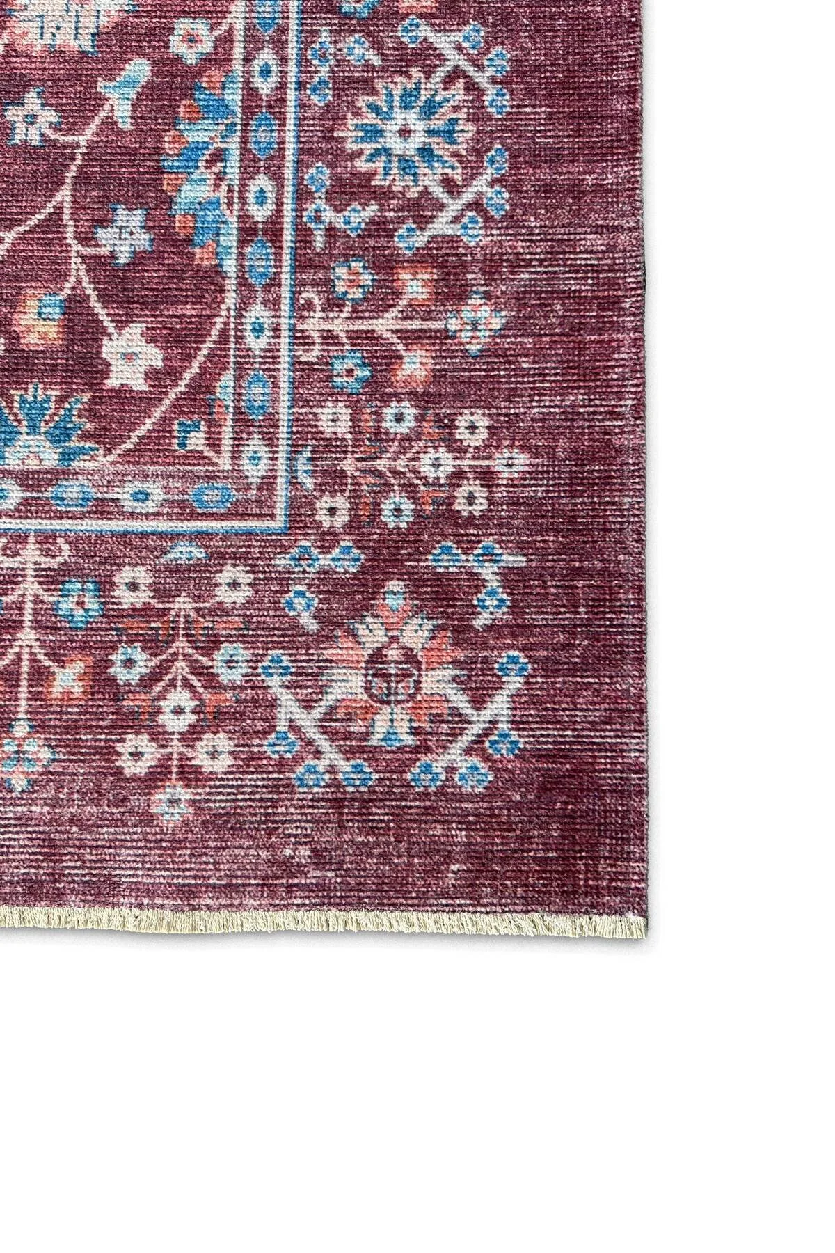 Kendinden saçaklı eskitme kiremit şönil halı kilim yolluk yıkanabilir kaymaz taban salon mutfak Kendinden saçaklı eskitme kiremit şönil halı kilim yolluk yıkanabilir kaymaz taban salon mutfak