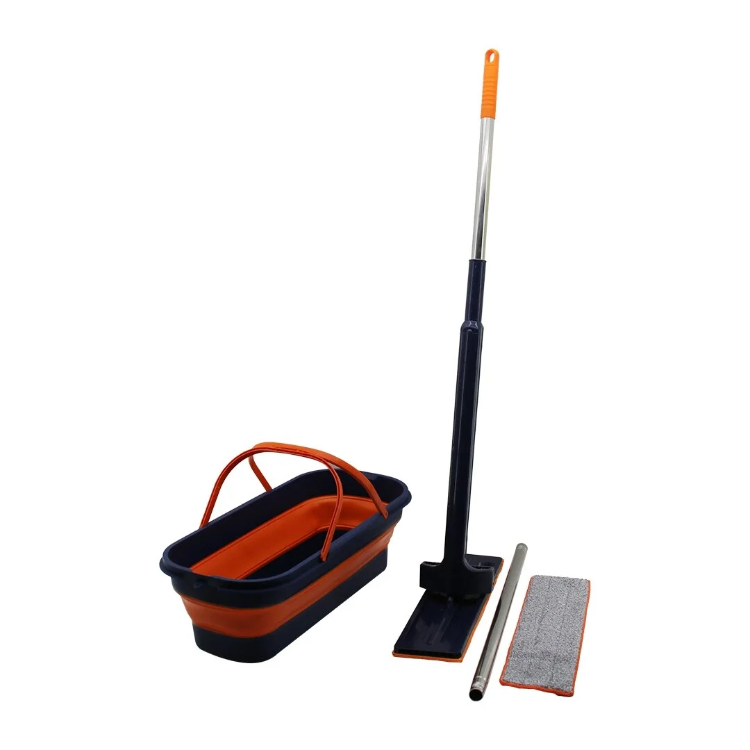Kendinden Sıkmalı Katlanır - Tekerli Kovalı Mop Seti Yedek Bezli360° Başlık=11.5x41cm- Sap:130cm Bx40 Fiyatı, Yorumları ve Özellikleri