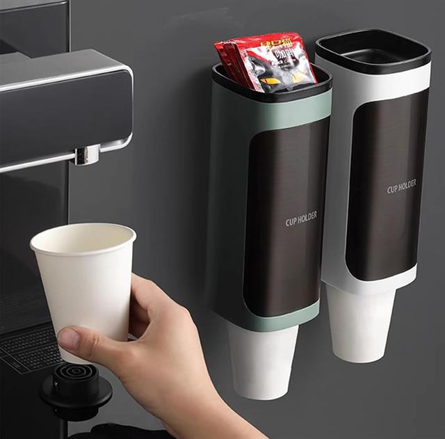 Kendinden Yapışkanlı Plastik - Karton Bardak Dispenseri (4741)