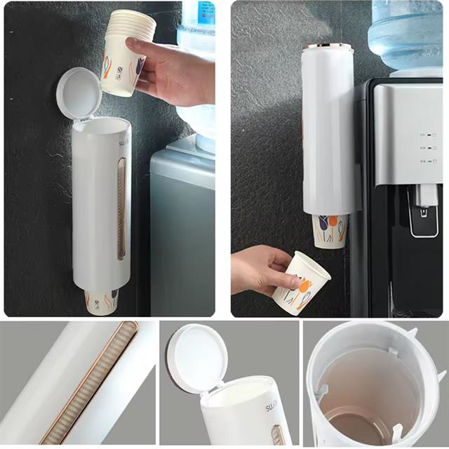 Kendinden Yapışkanlı Plastik - Karton Bardak Dispenseri (4741)