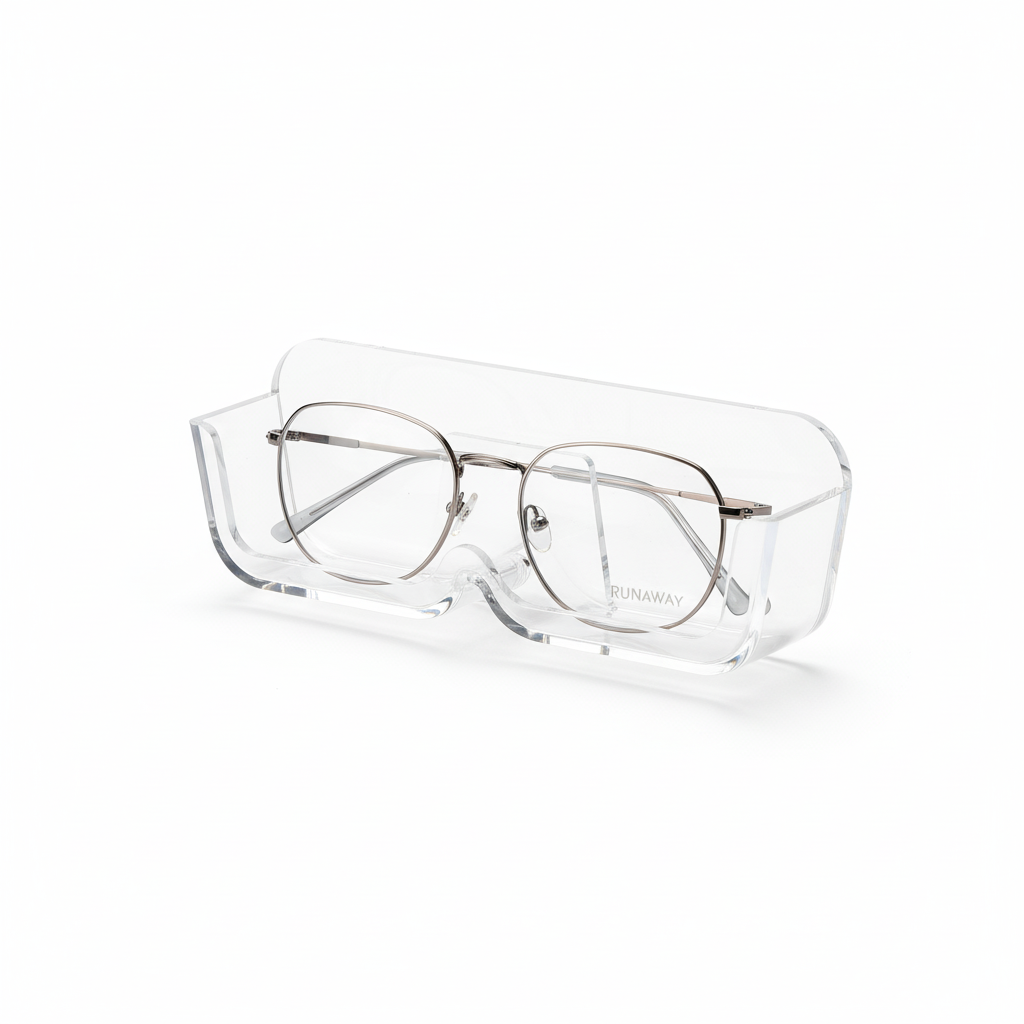 Kendinden Yapışkanlı Şeffaf Gözlük Standı 17cm Çizilmeye Karşı Ko Kendinden Yapışkanlı Şeffaf Gözlük Standı 17cm Çizilmeye Karşı Ko