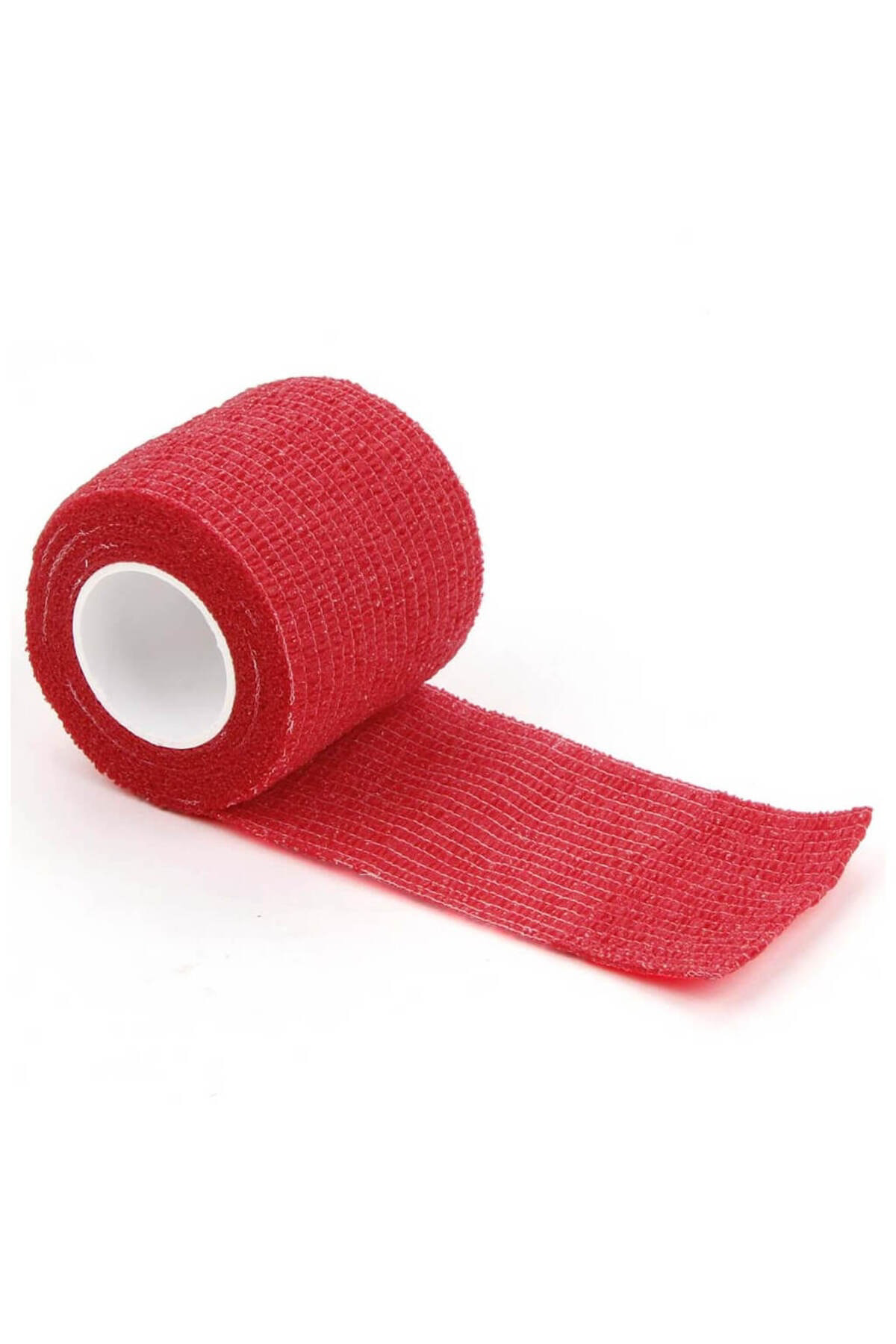 Dedeks Kendinden Yapişkanli Elastik Coban Bandaj Kirmizi Renkli 5 Cm Yap