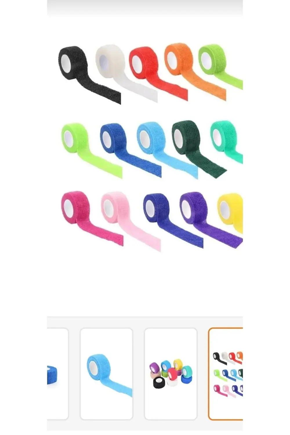 Kendinden yapışkanlı coban bandajı 2.5 cm x 4.5 MT (3 adet)