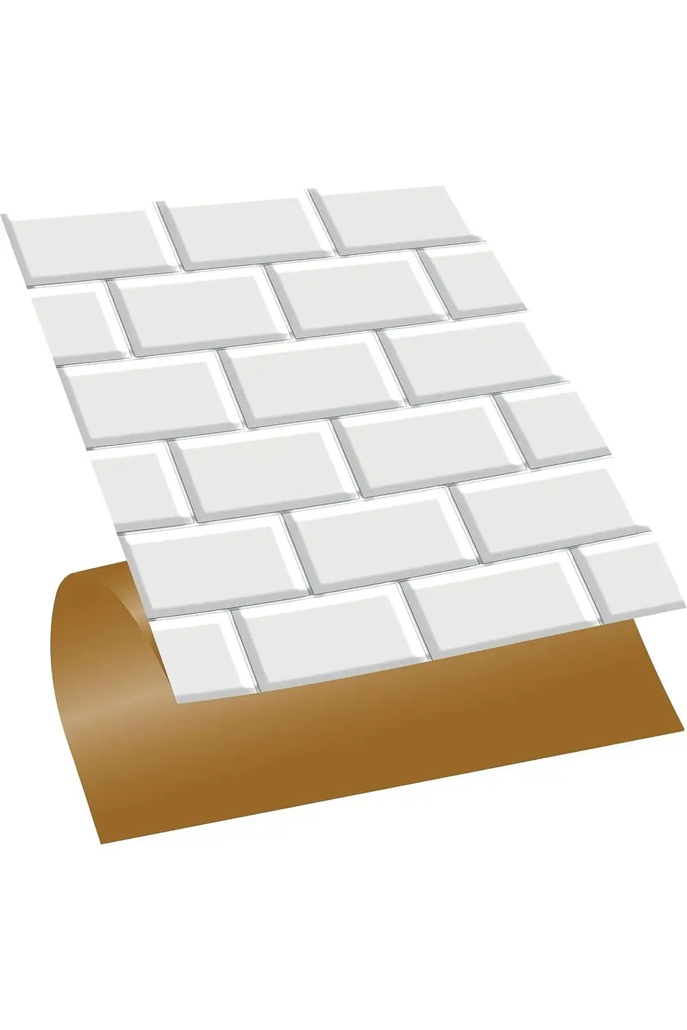 Kendinden Yapışkanlı Metro Desenli PVC, Yapışkanlı Kaplama, Çıkar