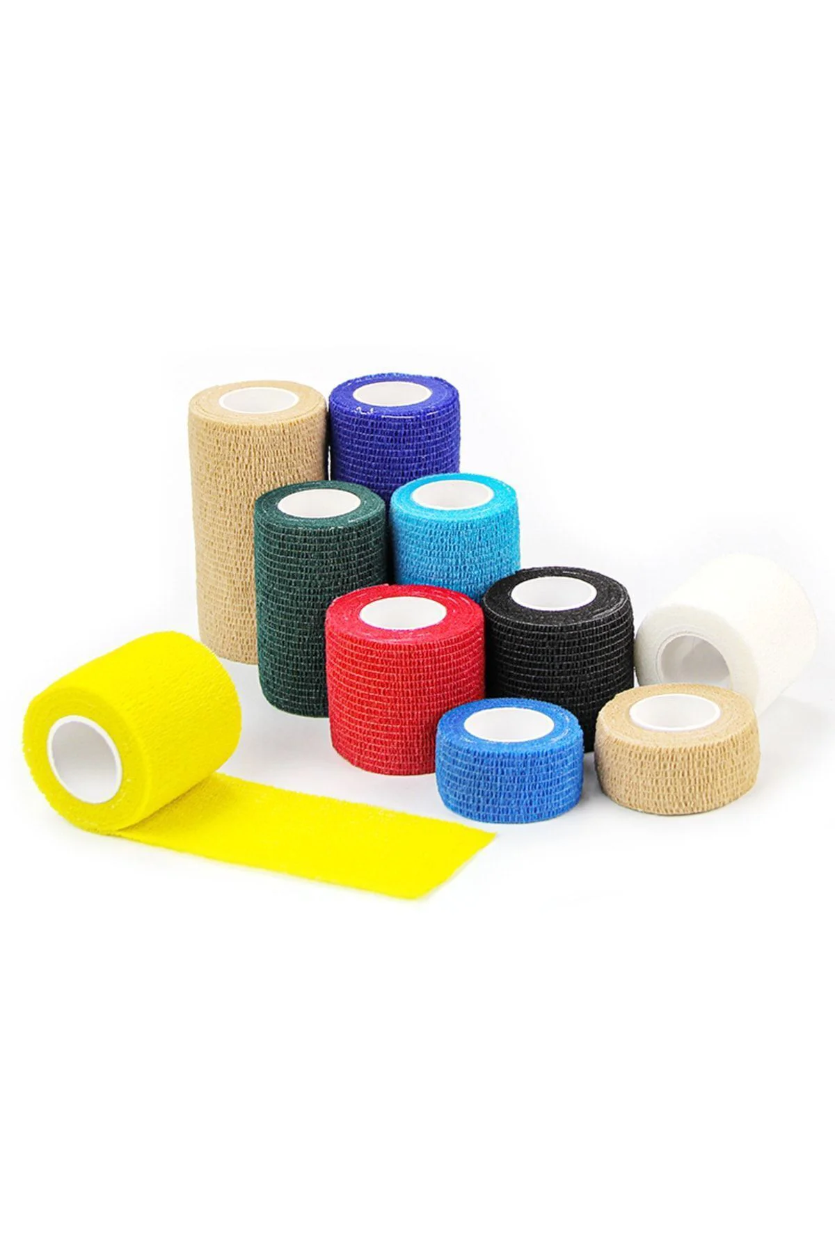 KENDİNDEN YAPIŞKANLI BANDAJ 2.5 CM X 4.5 MT [ 5 ADET ] KARIŞIK RENK