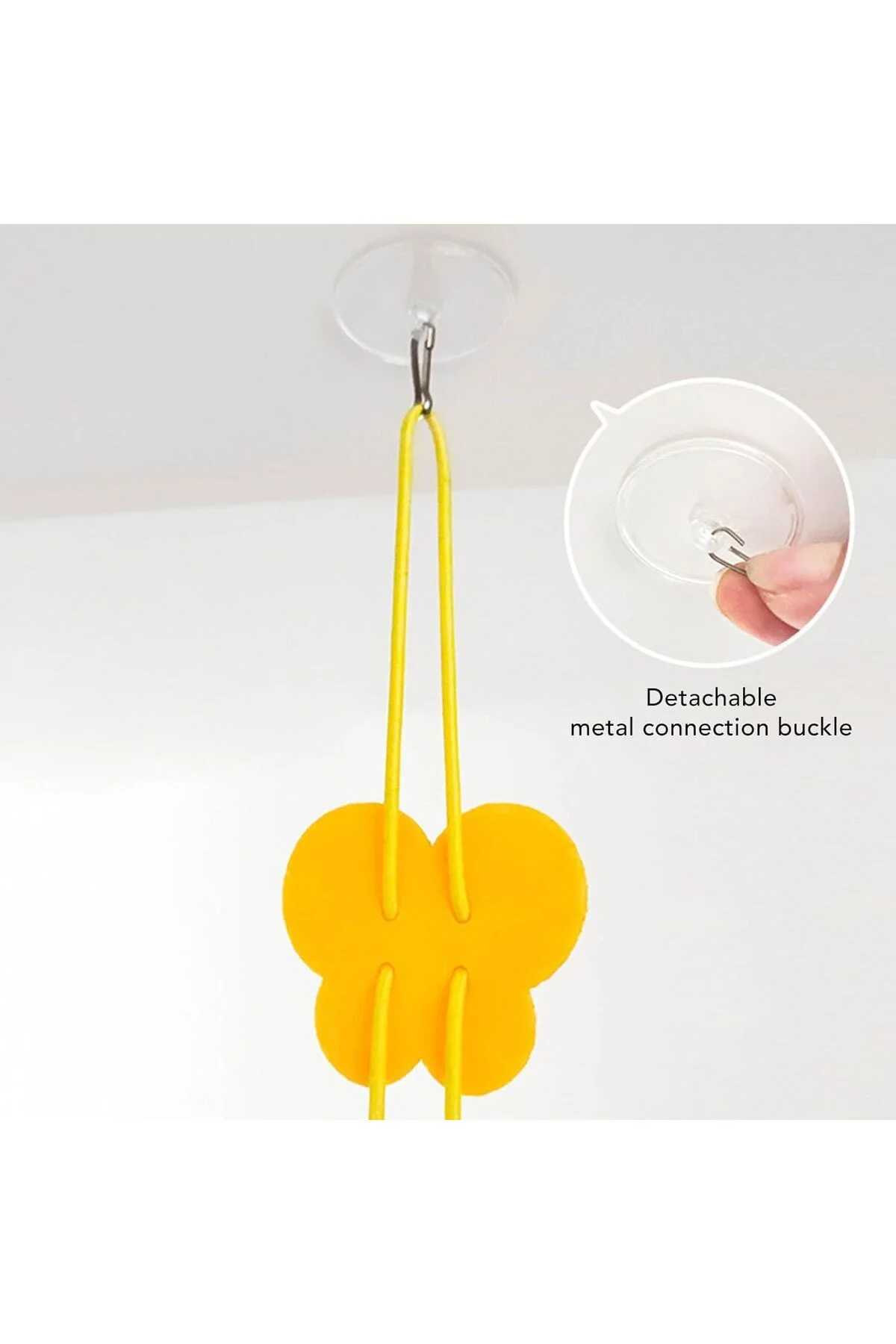 Kendinden Yapışkanlı, Zilli, Elastik, Asılı Kedi Oyuncağı, Kedi O