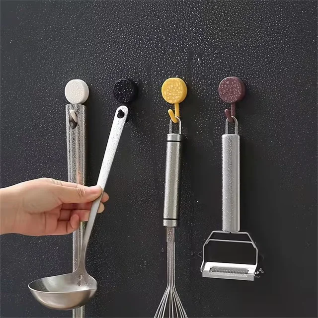 Kendinden Yapışkanlı Renkli Duvar Askısı (10LU SET)