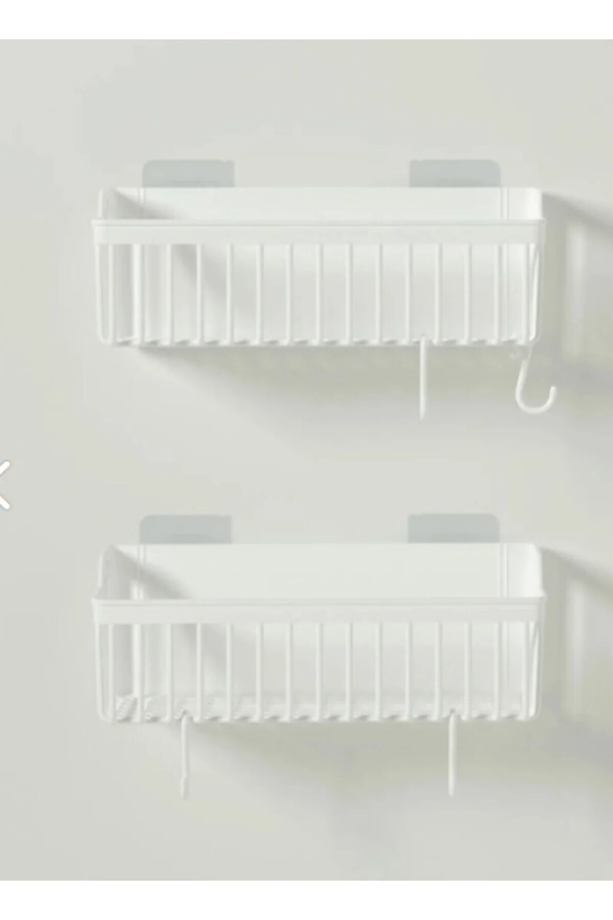 Kendinden Yapışkanlı Mutfak & Banyo Organizeri – 2’li Plastik Raf