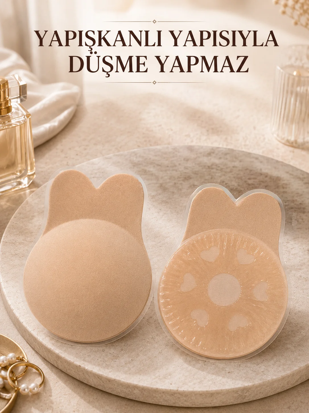 Kendinden Yapışkanlı Silikon Destek Pedi Günlük ve Özel Gün Kullanımına Uygun