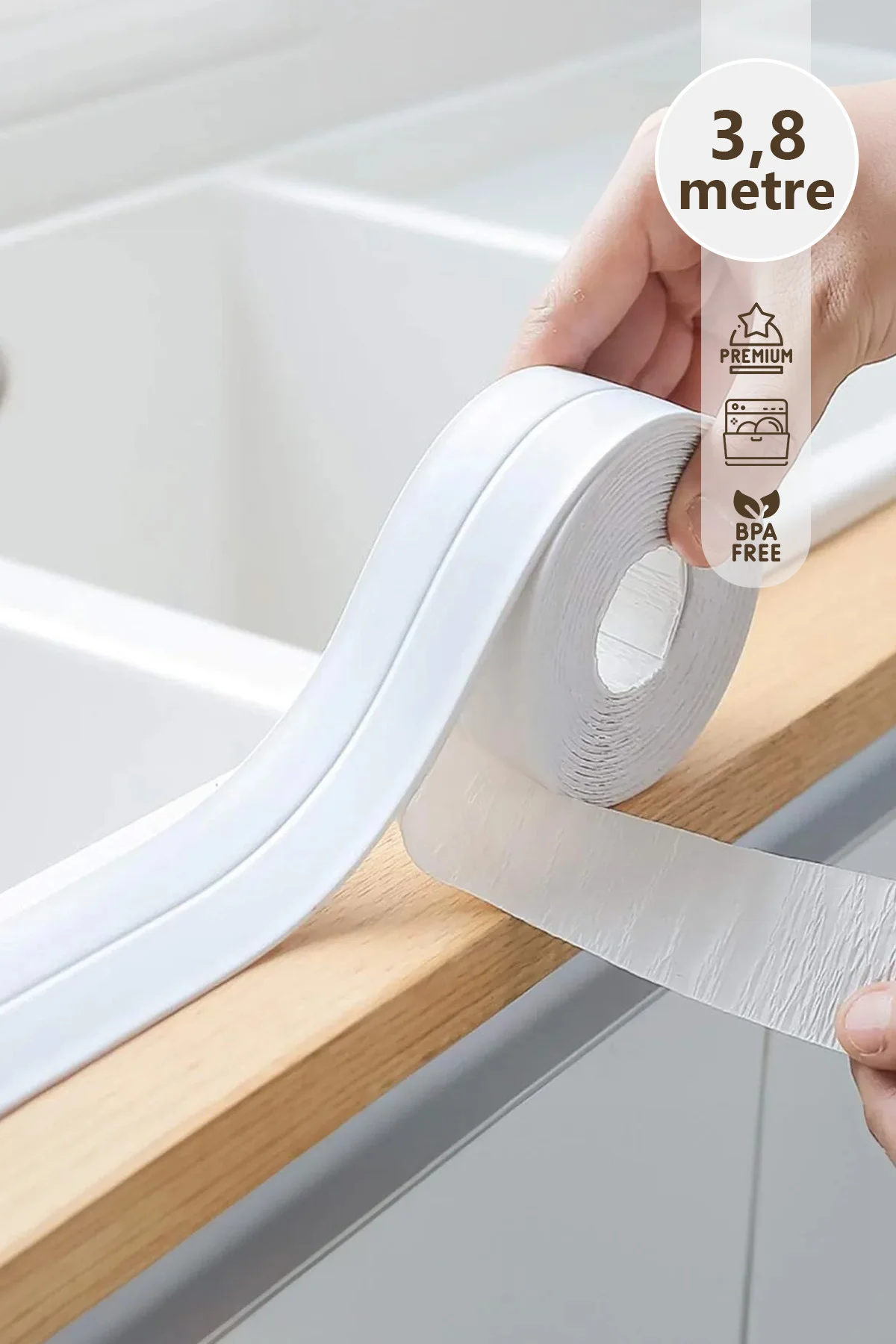 Kendinden Yapışkanlı Su Geçirmez Sızdırmaz Banyo ve Mutfak İçin K