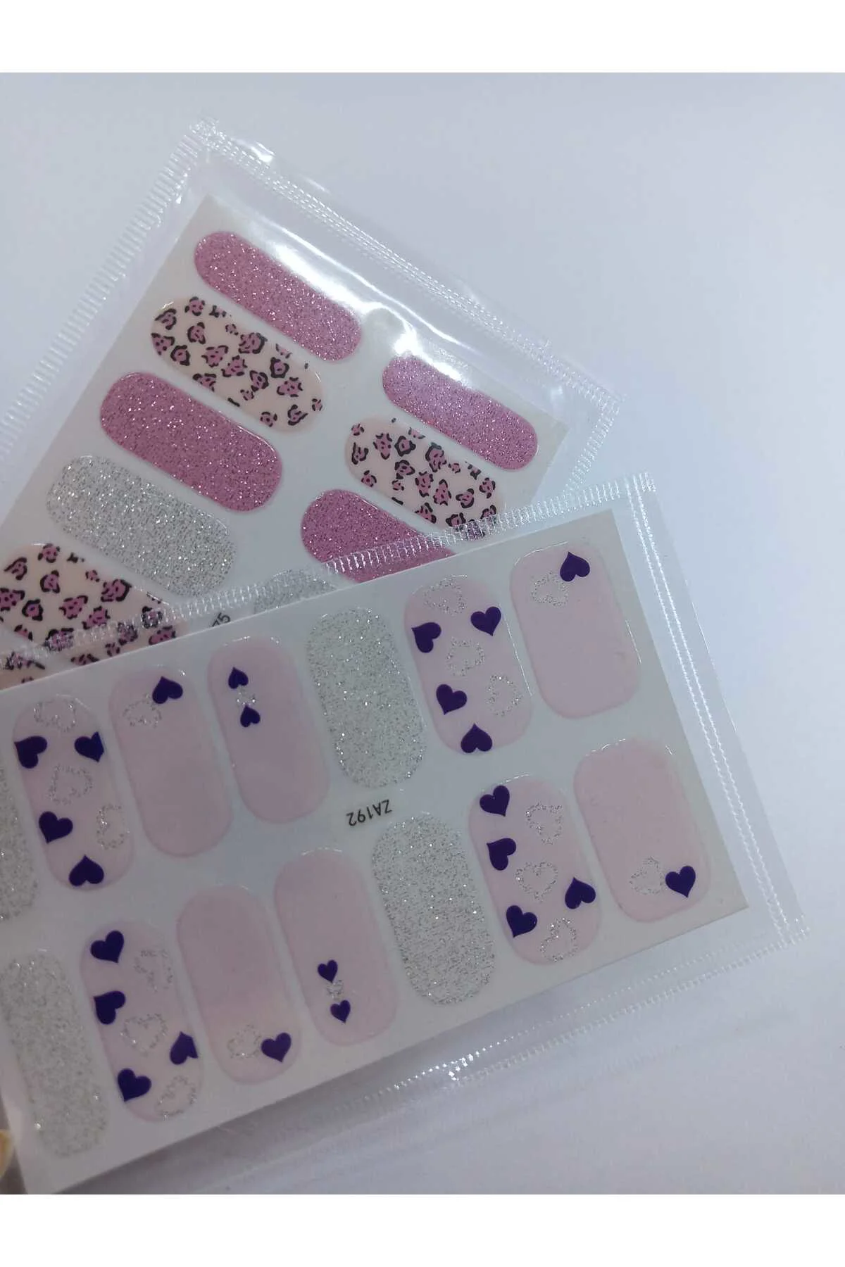 Kendinden Yapışkanlı Nail Sticker 2 Paket Tırnak Süsü Kuru Oje Kendinden Yapışkanlı Nail Sticker 2 Paket Tırnak Süsü Kuru Oje