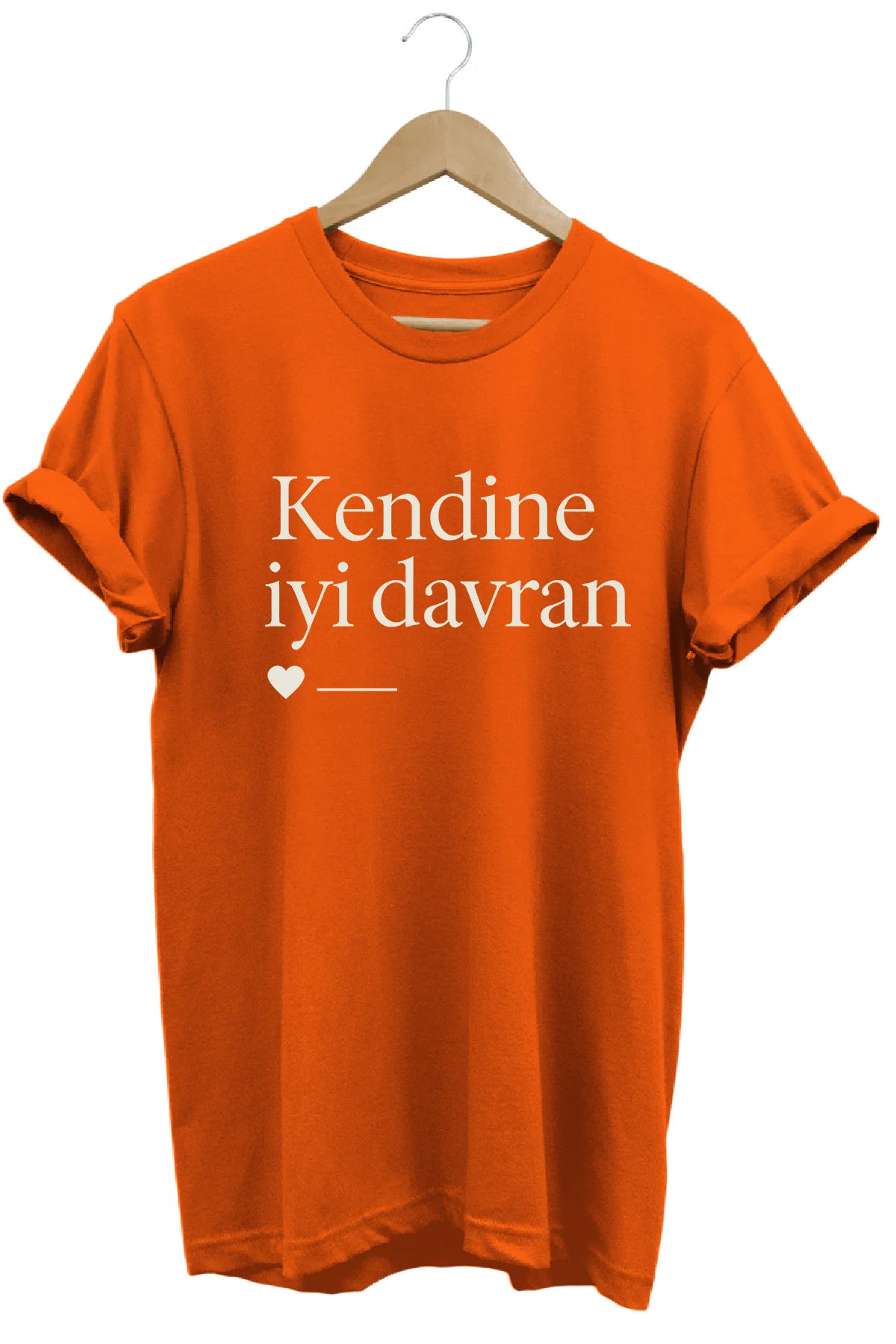 Kendine İyi Davran Baslıkı Unisex Regular Fit %100 Pamuk Yumuşak Kendine İyi Davran Baslıkı Unisex Regular Fit %100 Pamuk Yumuşak