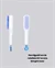 Kendini Temizleyen Ergonomik Saç Tarağı – ABS Gövde, Silikon Diş