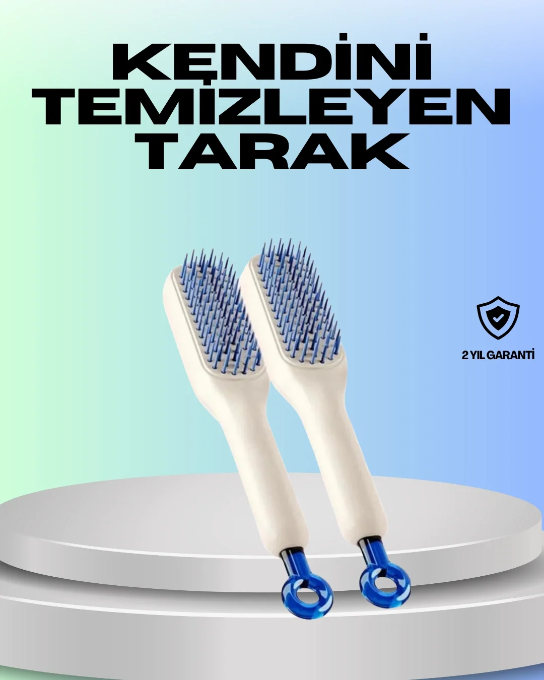 Kendini Temizleyen Ergonomik Saç Tarağı – ABS Gövde, Silikon Diş Fiyatı, Yorumları ve Özellikleri