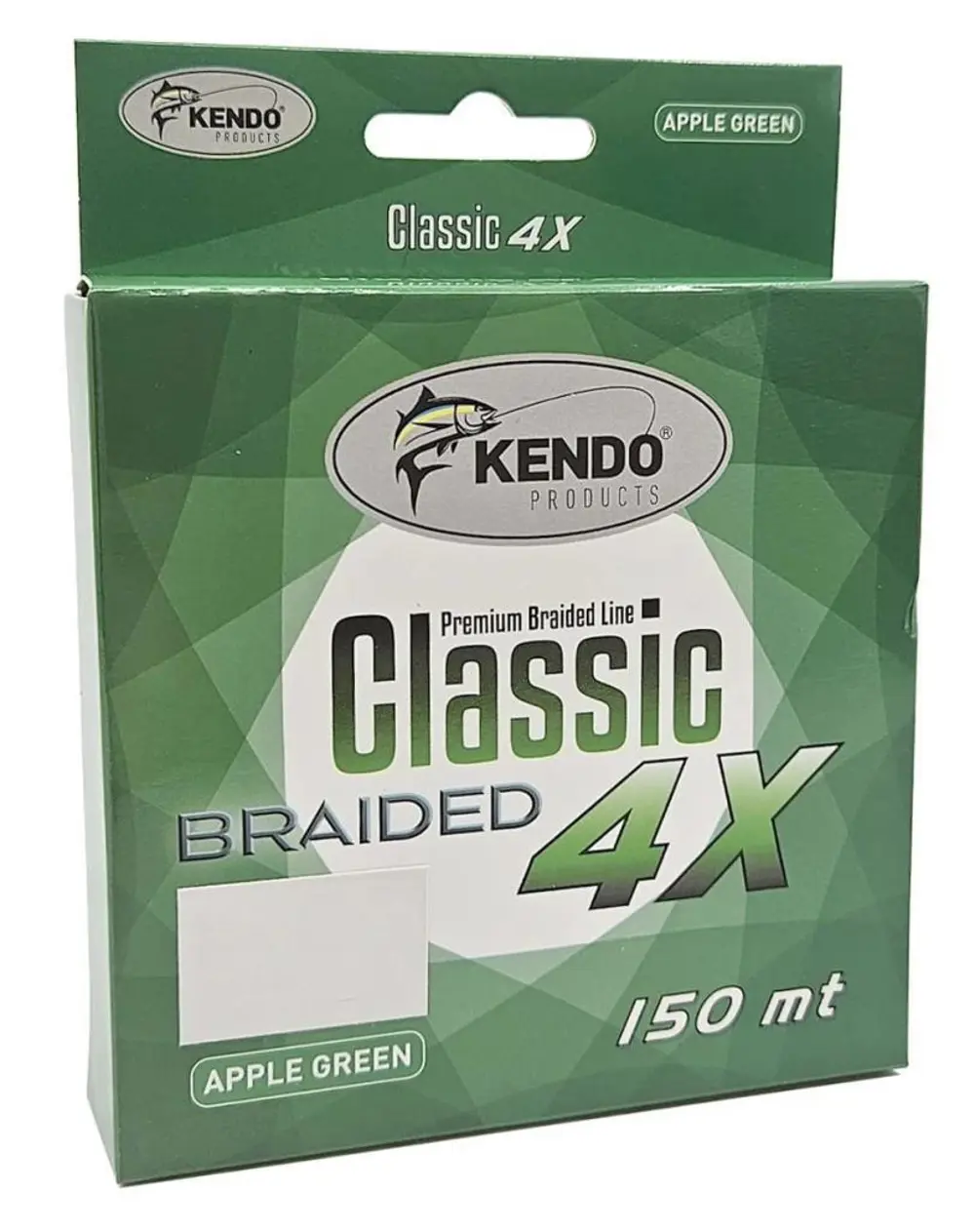 Kendo Classic 150m 4x 4 Kat Örgü İp Olta Misinası Apple Green Kendo Classic 150m 4x 4 Kat Örgü İp Olta Misinası Apple Green