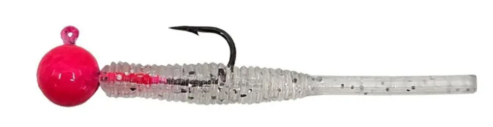Kendo Hook Worm Jighead+Lrf Silikonu 2gr+4.5cm 5 Adet Head Pink+S