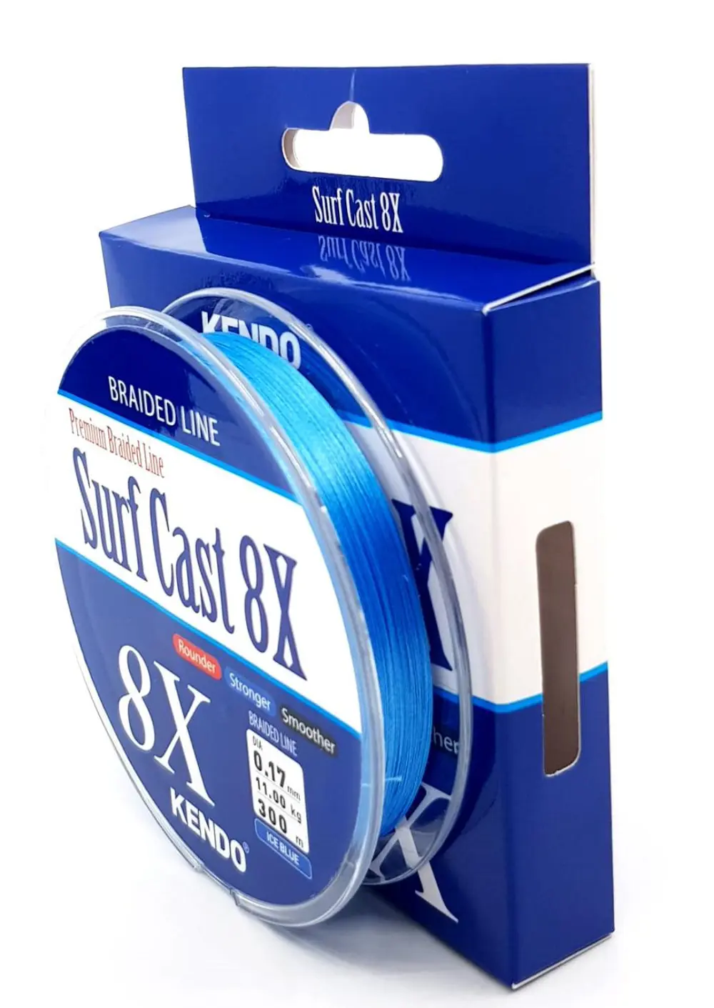 Kendo Surf Cast 8X Fıghtıng 300 mt Örgü İp ( ICE BLUE) 0,13mm