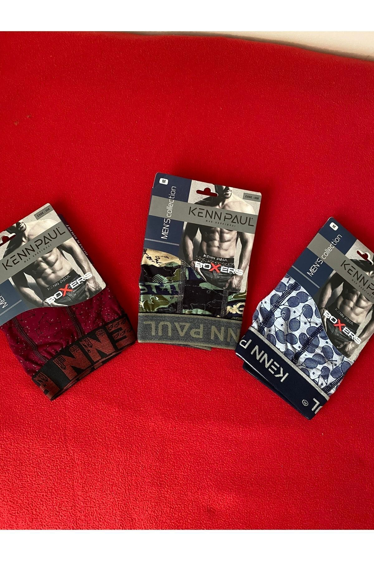 Kennpaul Kenn Paul Erkek Boxer 3 Lü