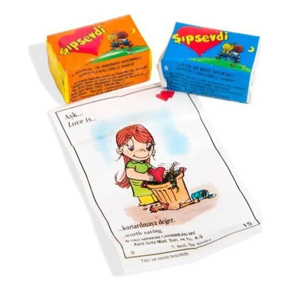 Kent Şıpsevdi Sakız 100 Ad Çilek Ve Muz Aromalı