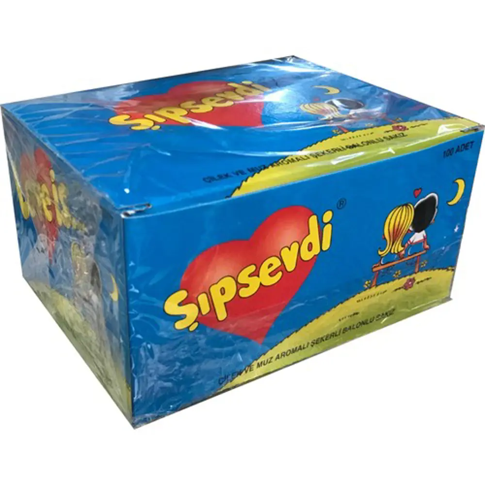 Kent Şıpsevdi Sakız 100 Ad Çilek Ve Muz Aromalı