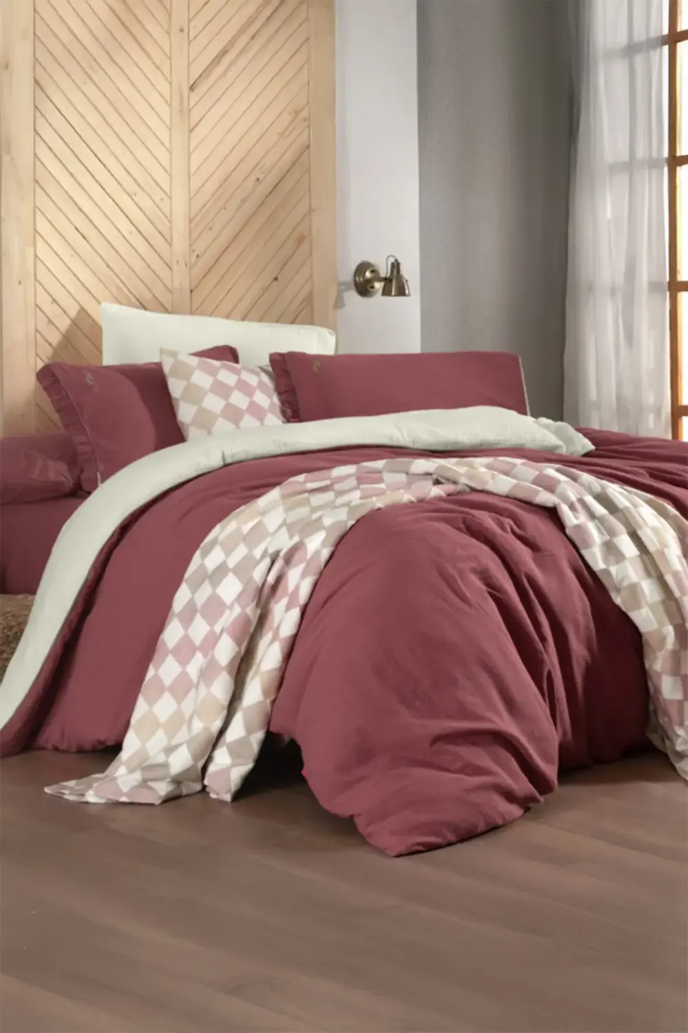 Kenyon Pembe Mood Comfort Çift Kişilik %100 Pamuk Nevresim Takımı