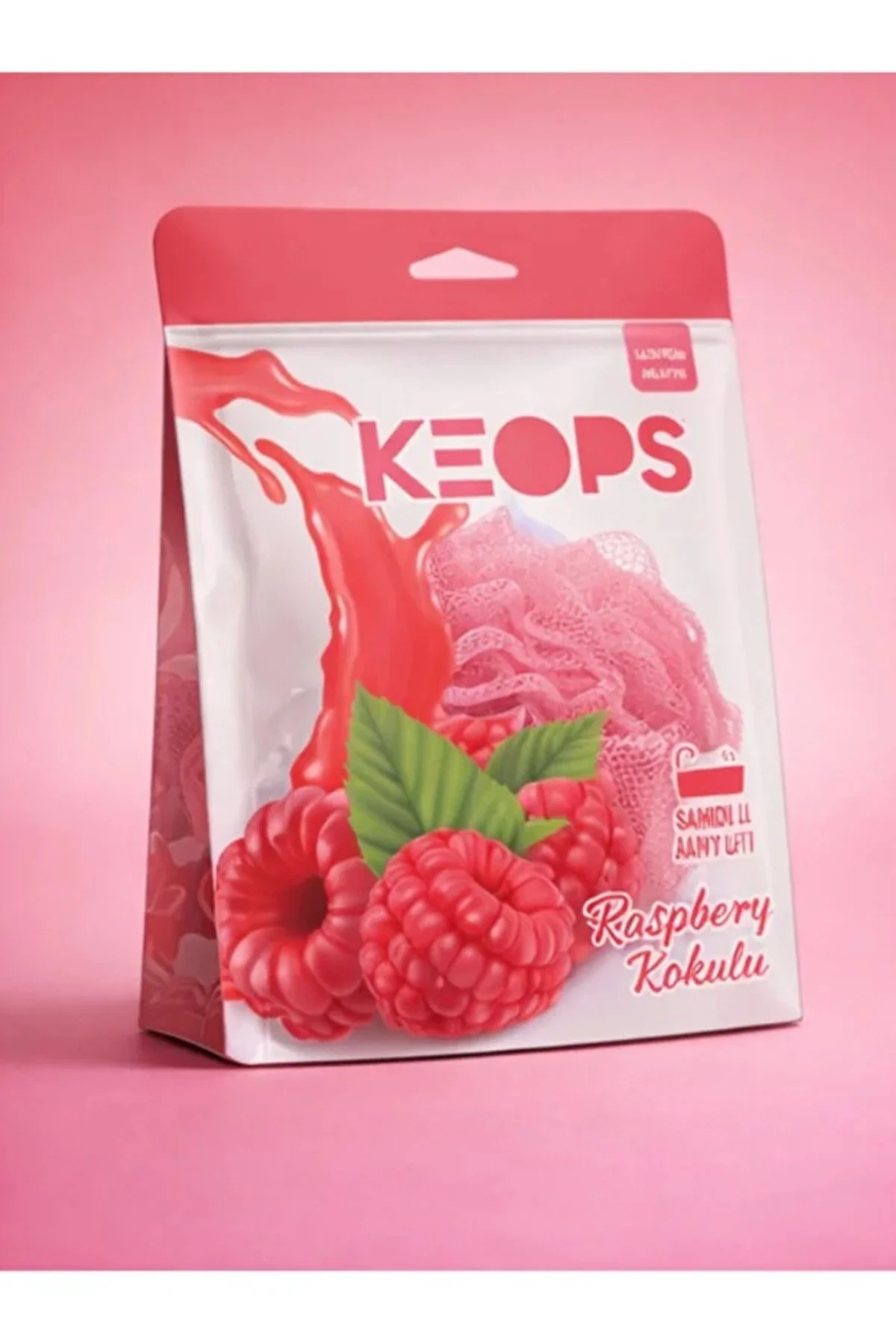 Keops Raspberry (Frambuaz) Kokulu Sabunlu Banyo Lifi – Köpüren Du