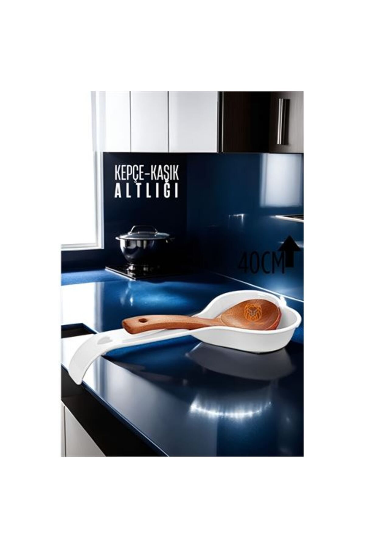 Kepçe Kaşık Altlığı BEYAZ Sanderlin Design