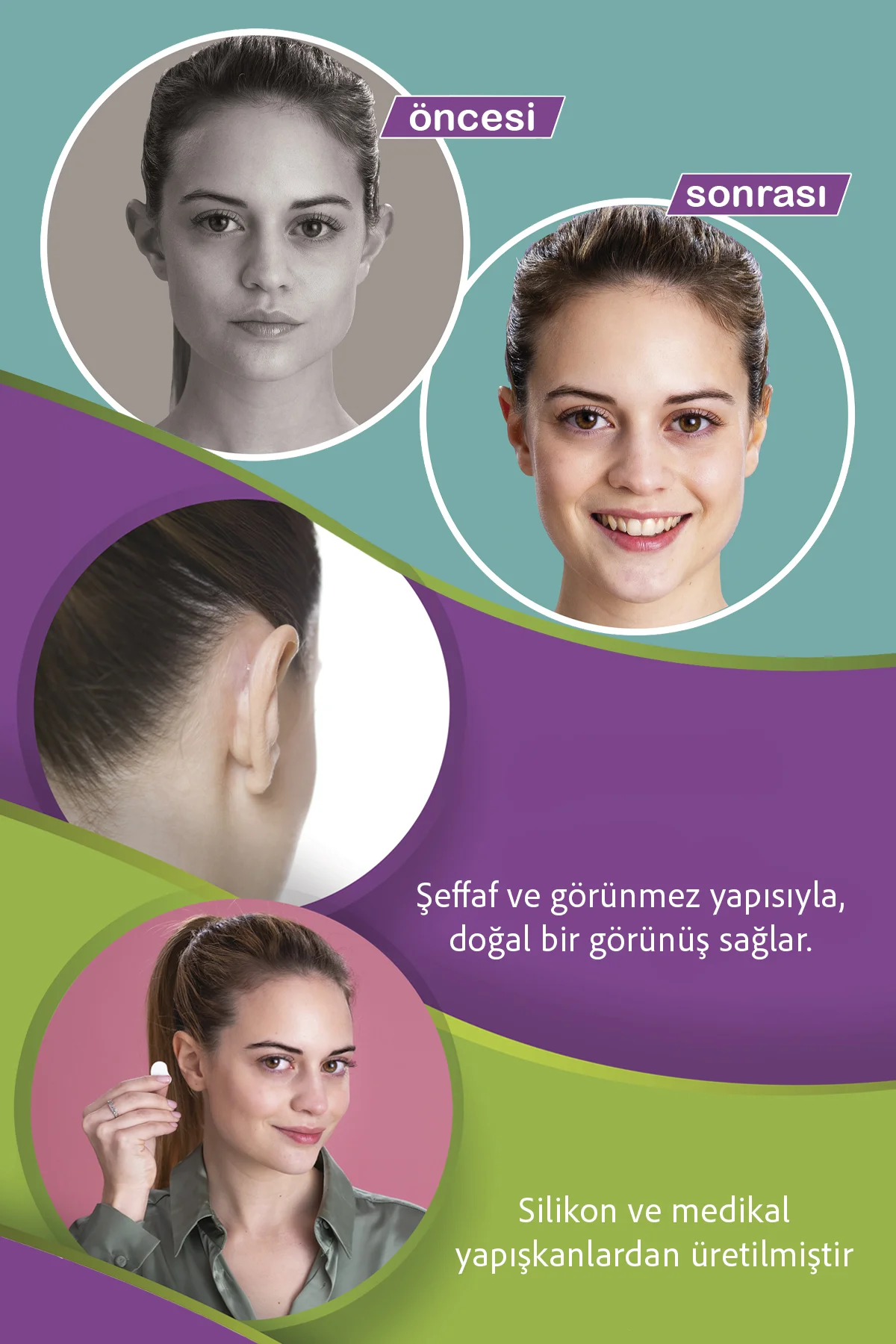 Kepçe Kulak Düzeltici Yetişkin