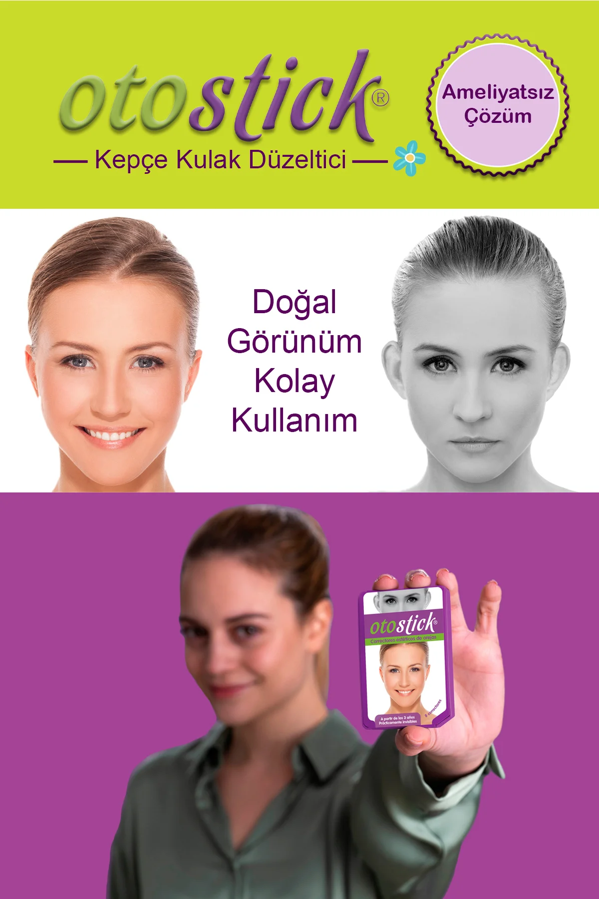 Kepçe Kulak Düzeltici Yetişkin